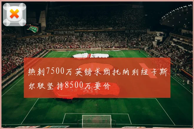 热刺7500万英镑求购托纳利纽卡斯尔联坚持8500万要价
